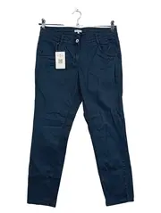 Vorschaubild 1 von Damen Stoffhose Gr. 38 Petrol Baumwolle Casual