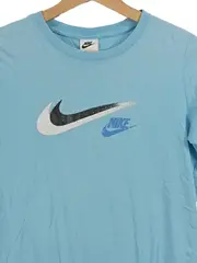 Vorschaubild 3 von T-Shirt Kinder Gr. 158-170 Blau Swoosh Logo Sportlich Baumwolle