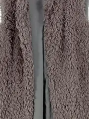 Vorschaubild 4 von Damen Fellweste Kunstfell Weste Gr. 38/M Grau Casual