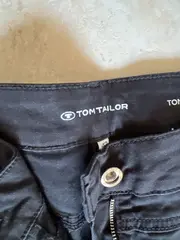 Vorschaubild 2 von Alexa Capri Hose Damen Gr. 42 Schwarz Stoffhose 3/4