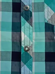 Vorschaubild 6 von Kinder Freizeithemd Gr. 128 kariert Kurzarm Mehrfarbig Casual