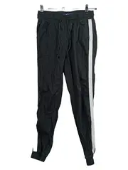 Vorschaubild 4 von Damen Jogginghose Schwarz XS High Rise Seitenstreifen Weiß