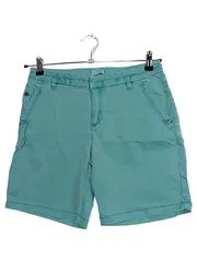 Vorschaubild 1 von Damen Cargo Shorts Baumwolle Freizeit Türkis Gr. W26/34/XS