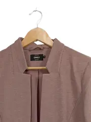 Vorschaubild 5 von Blazer Damen Rosa Gr. 36/S Business Strukturmuster Langarm Jacke