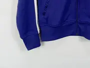 Vorschaubild 3 von Trainingsjacke Damen Blau Kapuze Polyester Gr. 40 L Sport