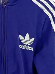 Vorschaubild 4 von Trainingsjacke Damen Blau Kapuze Polyester Gr. 40 L Sport