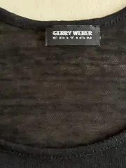 Vorschaubild 6 von Edition Damen Top Tanktop Schwarz Glitzer Gr. 48 3XL