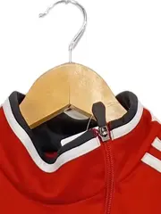 Vorschaubild 5 von Herren Sport Shirt Langarm Gr. 44/XL Rot Schwarz Climacool