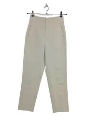 Vorschaubild 1 von Damen Anzughose Beige High Waist Bundfaltenhose Gr. S/36