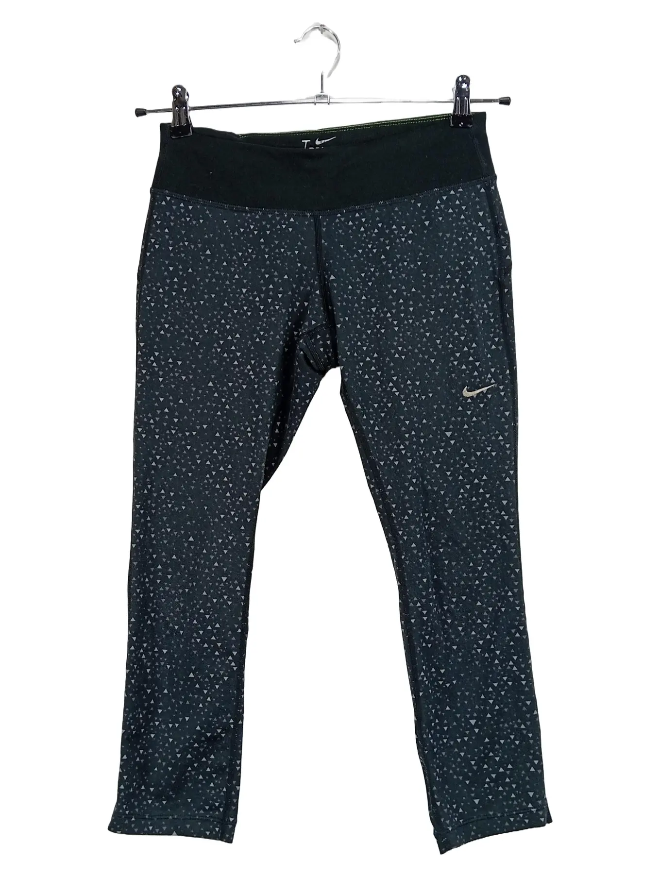 NIKE Dri-Fit Damen Leggings 3/4 Sport Laufhose Schwarz Gr. S/36