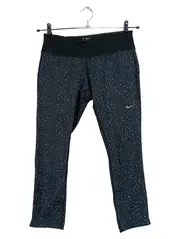 Vorschaubild 1 von Dri-Fit Damen Laufhose 3/4 Leggings Gr. 36/S Grau Dreieckmuster