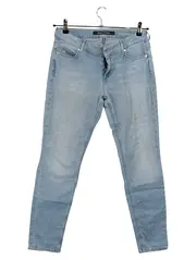 Vorschaubild 1 von Alby Slim Jeans Damen W30 Hellblau Stretch Mid Waist
