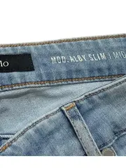 Vorschaubild 5 von Alby Slim Jeans Damen W30 Hellblau Stretch Mid Waist