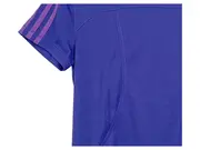 Vorschaubild 6 von Damen Sport Shirt Kurzarm Lila Streifen Polyester Gr. 38 M