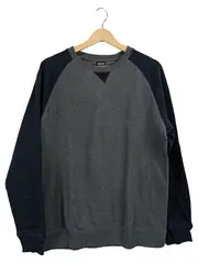 Vorschaubild 1 von Herren Pullover Grau Schwarz Langarm Gr. 52;XL Casual Sweatshirt