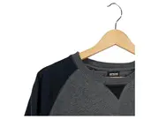 Vorschaubild 9 von Herren Pullover Grau Schwarz Langarm Gr. 52;XL Casual Sweatshirt