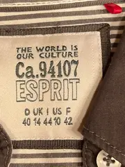 Vorschaubild 3 von Hemdbluse Damen Langarm Uni Braun Gr. 40/L Baumwolle Casual