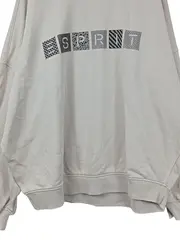 Vorschaubild 3 von Damen Sweatshirt Pullover Langarm Baumwolle Beige Gr. M