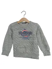 Vorschaubild 1 von Sweatshirt Jungen Gr. 98 Grau Gesteppt Pullover Road Side Print Baumwolle