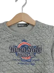 Vorschaubild 2 von Sweatshirt Jungen Gr. 98 Grau Gesteppt Pullover Road Side Print Baumwolle