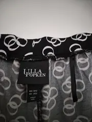 Vorschaubild 3 von Damen Stoffhose Gr. 50/5XL Schwarz Grafisch Freizeit