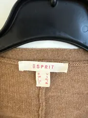 Vorschaubild 5 von Damen Strickjacke Cardigan Gr. L Beige Meliert Wolle Casual Alltag