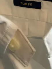 Vorschaubild 5 von Hemd Herren M Weiß Slim Fit Langarm Business Baumwolle