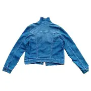 Vorschaubild 2 von &Denim Jeansjacke Kinder Mädchen Gr. 140 Blau Baumwolle