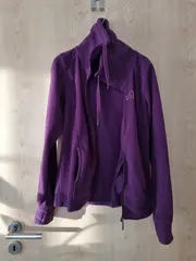 Vorschaubild 5 von Fleecejacke Damen Gr. 38 M Lila Outdoor Stehkragen