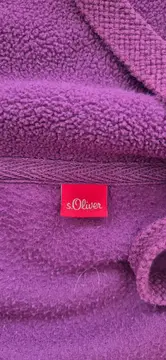 Vorschaubild 3 von Fleecejacke Damen Lila Rollkragen Polyester Gr. 38 M