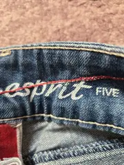 Vorschaubild 3 von Five Damen Jeans Shorts Gr. W29/38 Blau Bermuda Denim