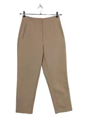 Vorschaubild 1 von Damen Stoffhose Beige Gr. 38 M Business Hose Modern