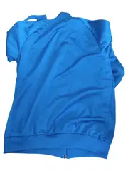 Vorschaubild 2 von Trainingsjacke Kinder Gr. 152 Blau Weiß 3-Streifen Sportjacke