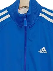 Vorschaubild 3 von Trainingsjacke Kinder Gr. 152 Blau Weiß 3-Streifen Sportjacke