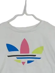 Vorschaubild 3 von Originals Kinder T-Shirt Cropped Trefoil Logo Weiß Gr. 146