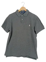 Vorschaubild 1 von Herren Poloshirt Gr. L/52 Grau Meliert Slim Fit