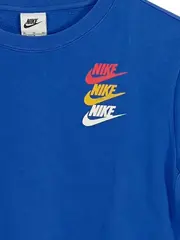 Vorschaubild 5 von Kinder Pullover Sweatshirt Blau Logo-Print Gr. 158-170 Sportlich