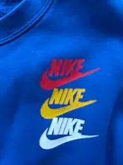 Vorschaubild 4 von Kinder Pullover Sweatshirt Blau Logo-Print Gr. 158-170 Sportlich