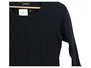 Vorschaubild 2 von TAIFUN Pullover Damen Gr. 38 Schwarz Schößchen 3/4 Arm Volant Strick Elegant