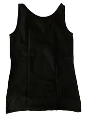 Vorschaubild 2 von Damen Top Tank Top Schwarz Gr. M Basic Baumwolle