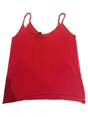 Vorschaubild 3 von Damen Strick Top Spaghettiträger Rot Gr. S 36