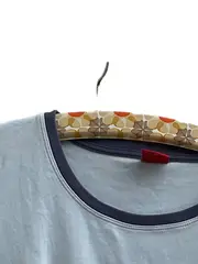 Vorschaubild 5 von Damen T-Shirt Herz-Print Love & Peace Hellblau Gr. M