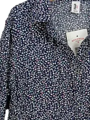 Vorschaubild 2 von Mädchen Blusenkleid Blumenmuster Blau Gr. 146/152 Viskose