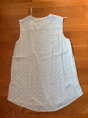 Vorschaubild 2 von Damen Bluse ärmellos Gr. 34 Grün Geometrisch Viskose