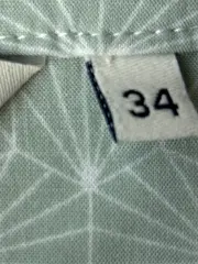 Vorschaubild 7 von Damen Bluse ärmellos Gr. 34 Grün Geometrisch Viskose