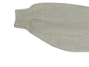 Vorschaubild 3 von Pullover Damen Strickpullover Cropped Rippstrick Beige Größe 36;S