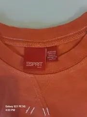 Vorschaubild 5 von Mini Kinder Tanktop Top Orange Gr. 140/146 Baumwolle