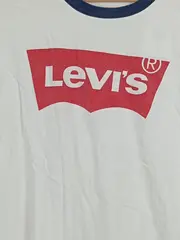 Vorschaubild 3 von Herren T-Shirt Gr. M Weiß Logo-Print Ringer Baumwolle