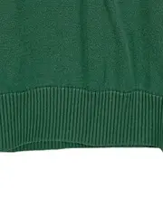 Vorschaubild 7 von Pullover Herren V-Ausschnitt Strickpullover Logo Grün Gr. M Baumwolle