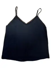 Vorschaubild 5 von Damen Top Camisole Spitze V-Ausschnitt Schwarz Gr. M elegant